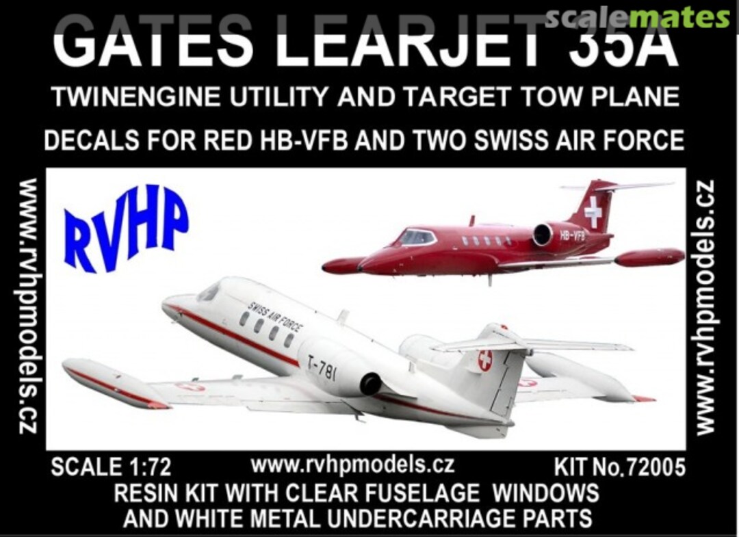 Boxart Gates Learjet 35A 72005 RVHP Boxart Gates Learjet 35A 72005 RVHP