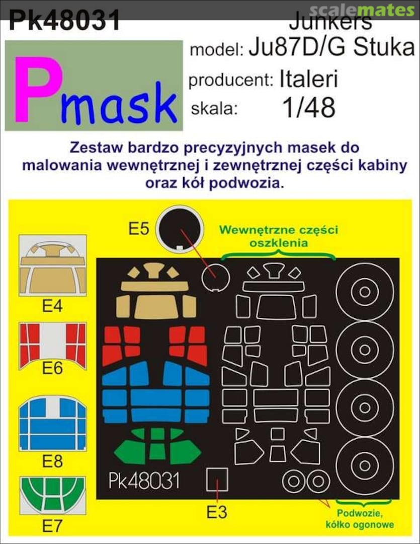 Boxart Junkers Ju 87D/G Stuka PK48031 Pmask Boxart Junkers Ju 87D/G Stuka PK48031 Pmask