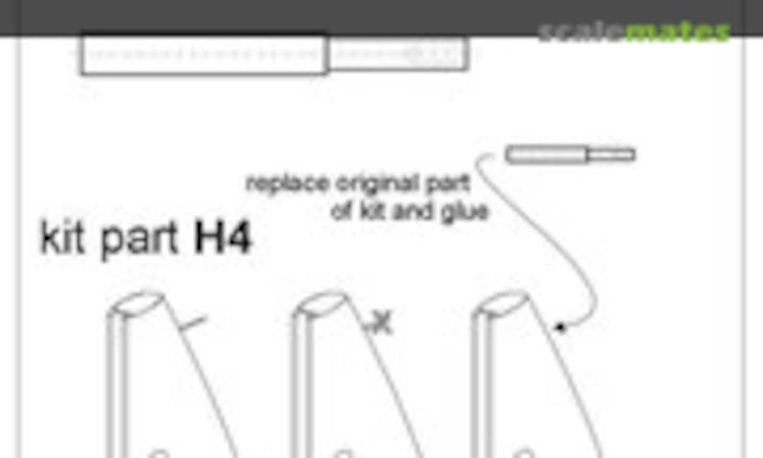 1:32 Mosquito Pitot tube (Profimodeller 32241) 32241