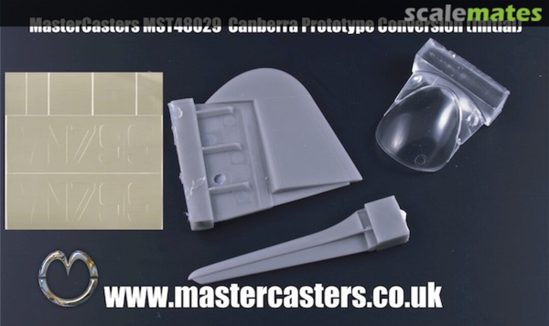 Boxart BAC/EE Canberra Prototype Conversion MST48029 MasterCasters