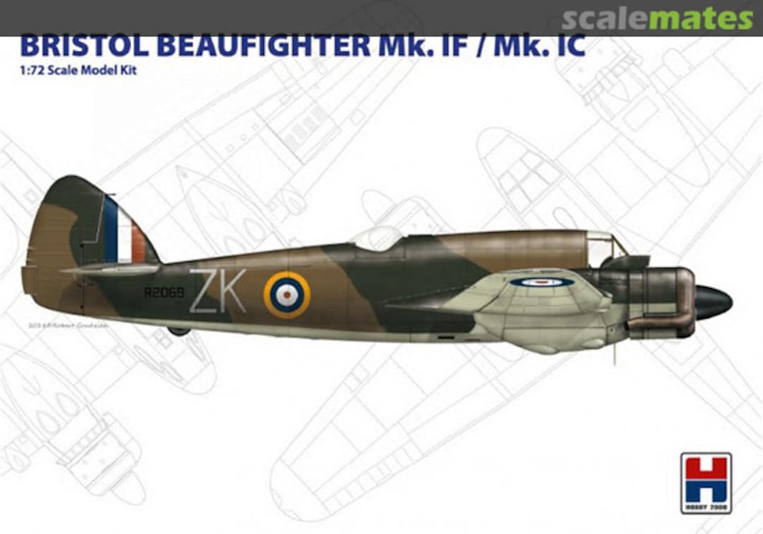Boxart Bristol Beaufighter Mk. IF / Mk. IC 72002 Hobby 2000 Boxart Bristol Beaufighter Mk. IF / Mk. IC 72002 Hobby 2000