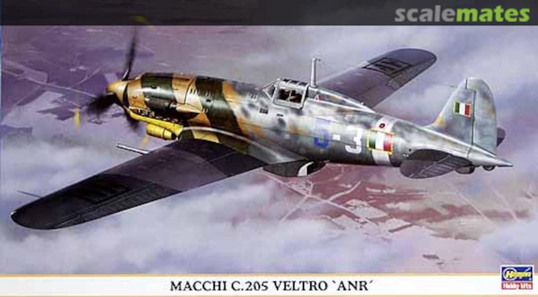 Boxart Macchi C.205 Veltro 'ANR' 09754 Hasegawa Boxart Macchi C.205 Veltro 'ANR' 09754 Hasegawa
