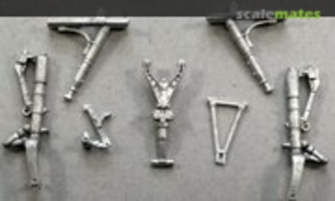 1:48 F-101 metal landing gear set (UPWiND 48068) 48068