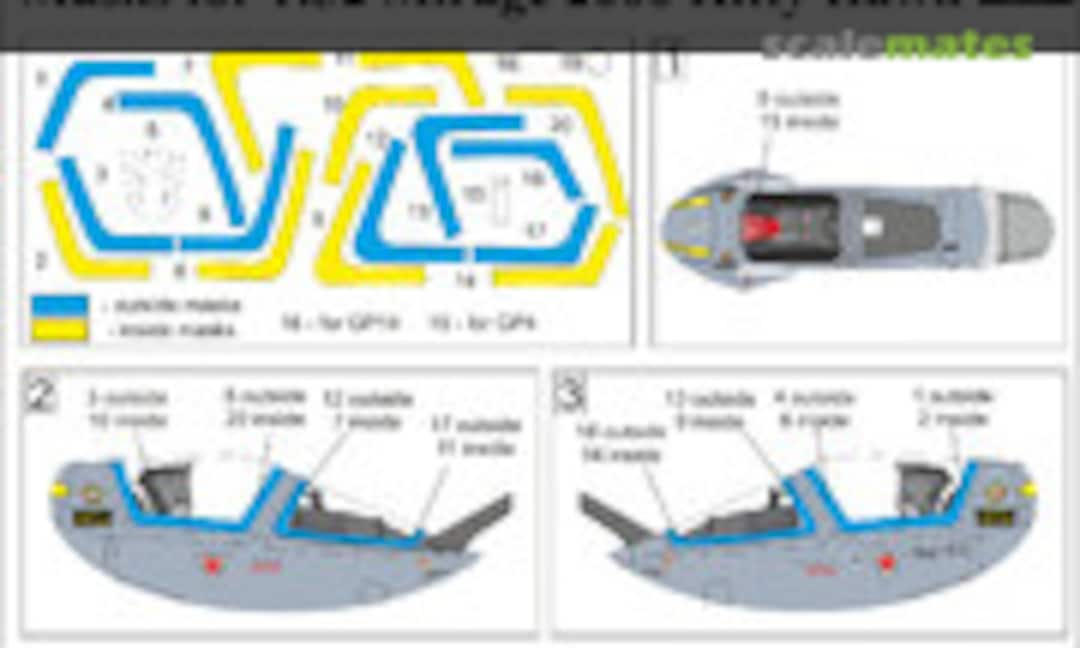 1:32 Mirage 2000C (UpRise Decal URM324) URM324
