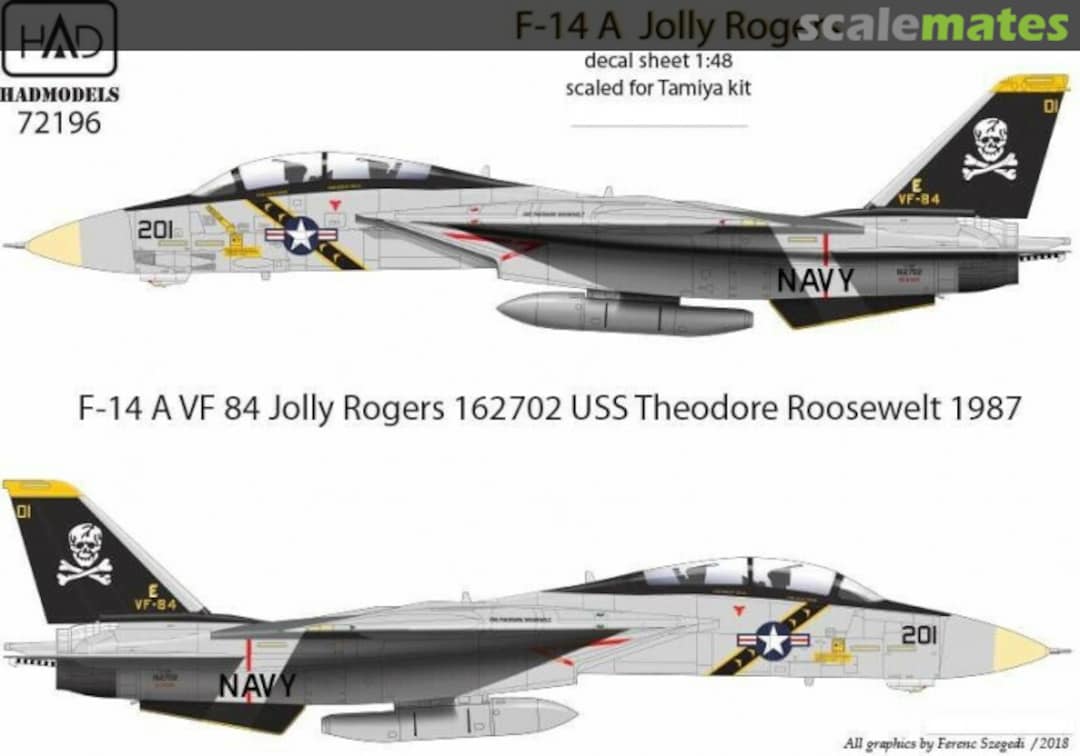 Boxart Grumman F-14A Tomcat 72196 HADmodels Boxart Grumman F-14A Tomcat 72196 HADmodels