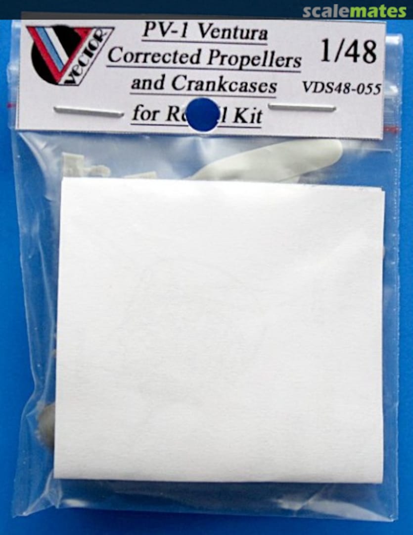 Boxart PV-1 Ventura corrected propeller and crankcases VDS48055 Vector Boxart PV-1 Ventura corrected propeller and crankcases VDS48055 Vector