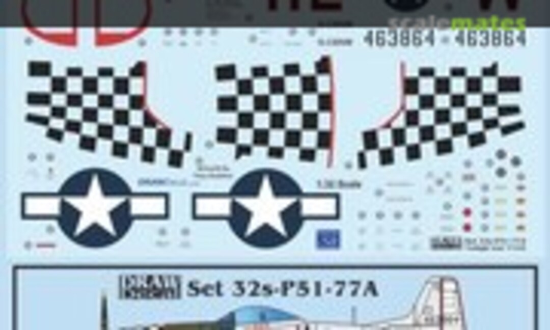 1:32 “Twilight Tear” P-51D (Draw Decal 32-P51-77A) 32-P51-77A