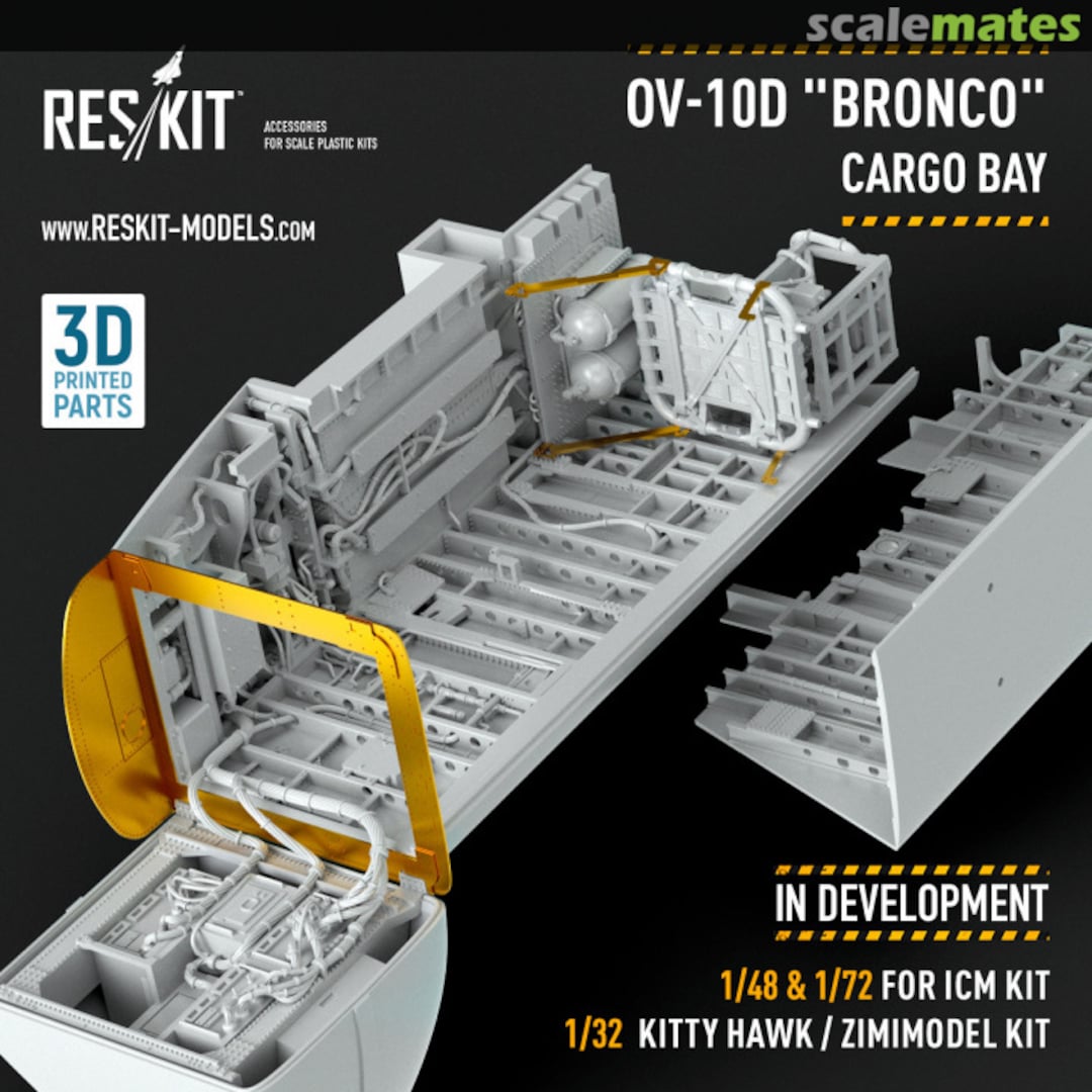 Boxart OV-10D Bronco cargo bay RS-72-TBA2 ResKit Boxart OV-10D Bronco cargo bay RS-72-TBA2 ResKit