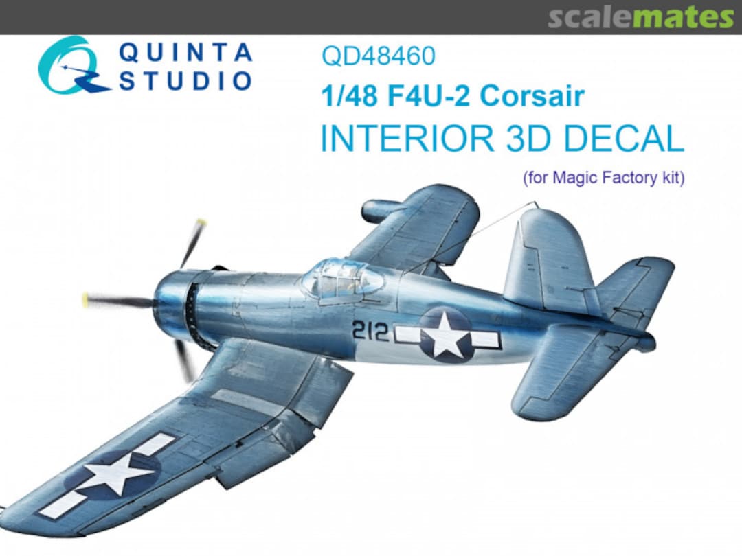 Boxart F4U-2 Corsair interior 3D decals QD48460 Quinta Studio Boxart F4U-2 Corsair interior 3D decals QD48460 Quinta Studio