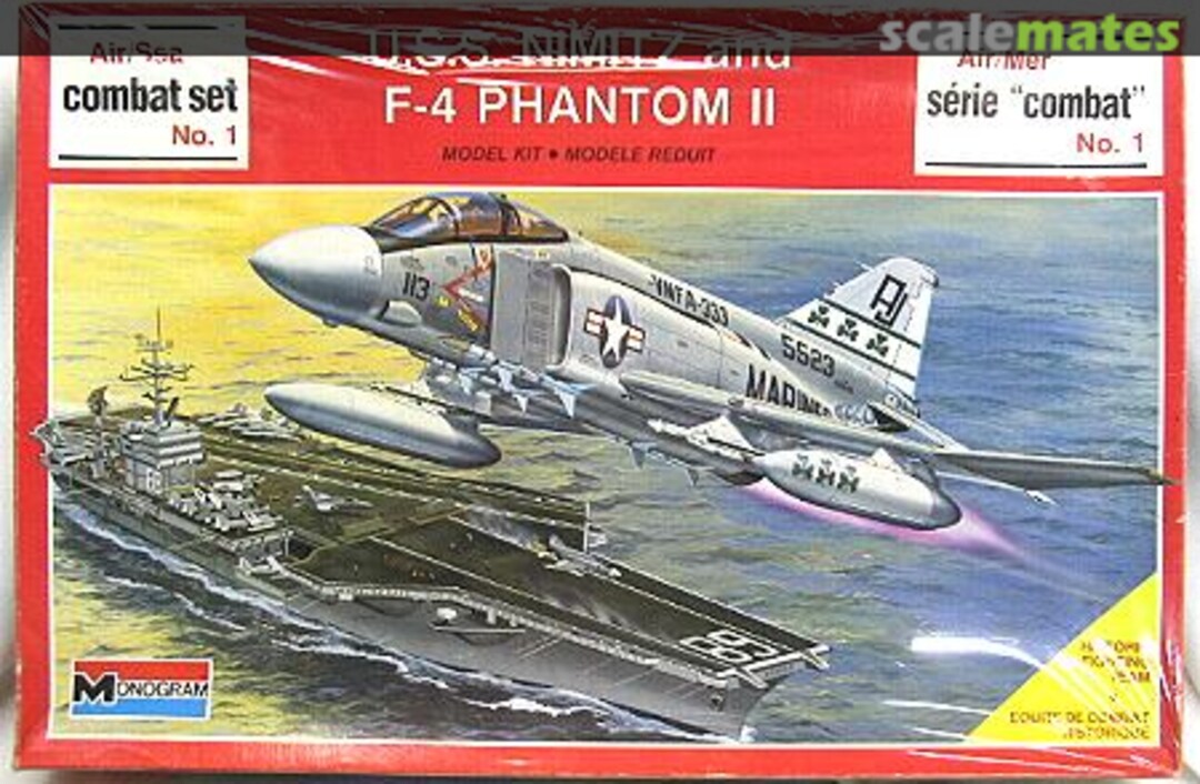 Boxart USS Nimitz and F-4 Phantom II 6083 Monogram Boxart USS Nimitz and F-4 Phantom II 6083 Monogram
