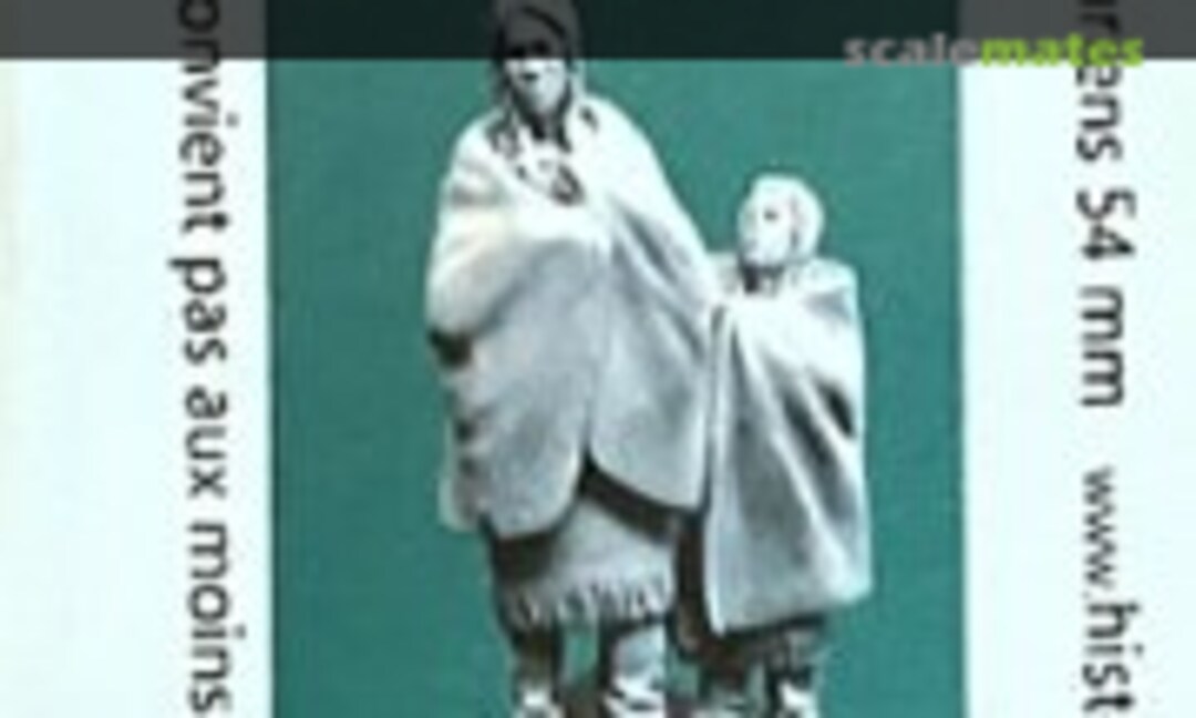 54mm Indienne et petite fille (Historex 54C045) 54C045