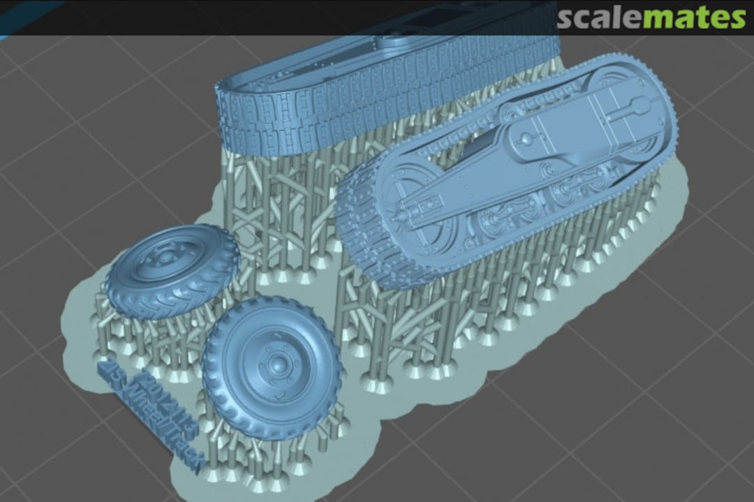 Boxart Wheels, tracks and running gear for ZiS-42 72012113 EMP3d Boxart Wheels, tracks and running gear for ZiS-42 72012113 EMP3d