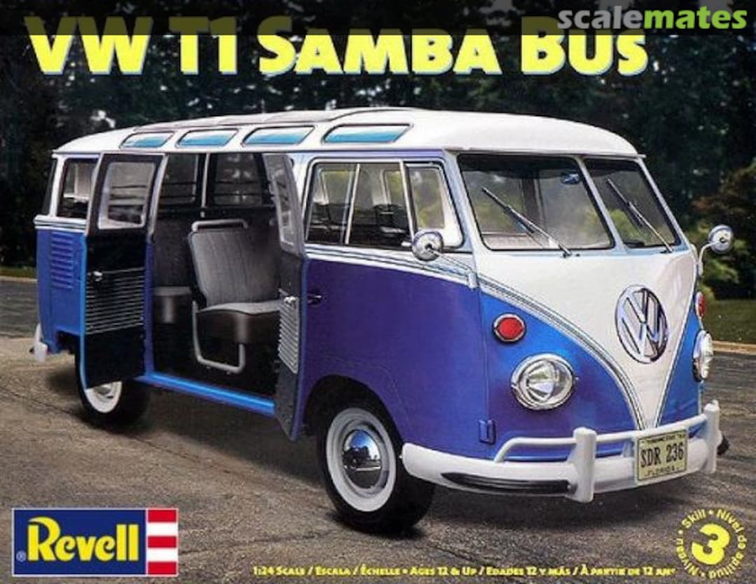 Boxart VW T1 Samba Bus 85-4292 Revell Boxart VW T1 Samba Bus 85-4292 Revell