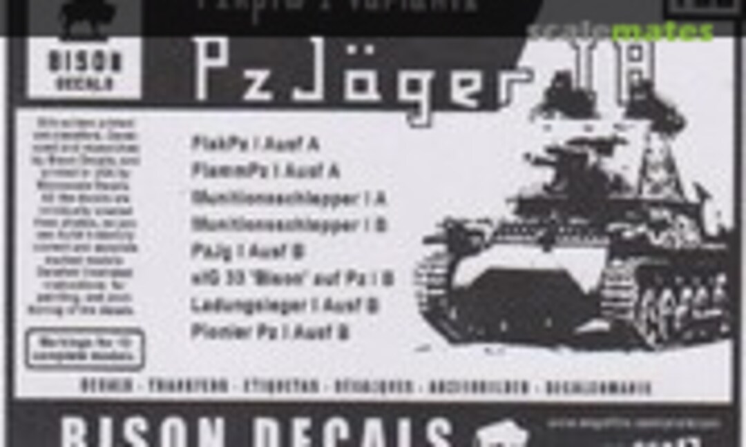 1:35 PzJäger IB (Bison Decals 35017) 35017