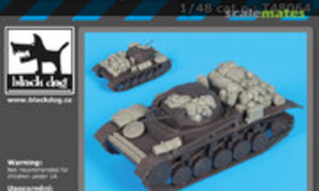 1:48 Panzerkampfwagen II A\B\C accessories set -Tamiya- (Black Dog T48064) T48064