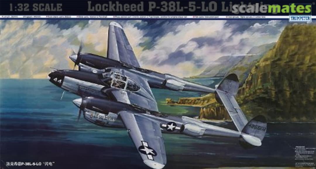 Boxart Lockheed P-38L-5-LO Lightning 02227 Trumpeter Boxart Lockheed P-38L-5-LO Lightning 02227 Trumpeter