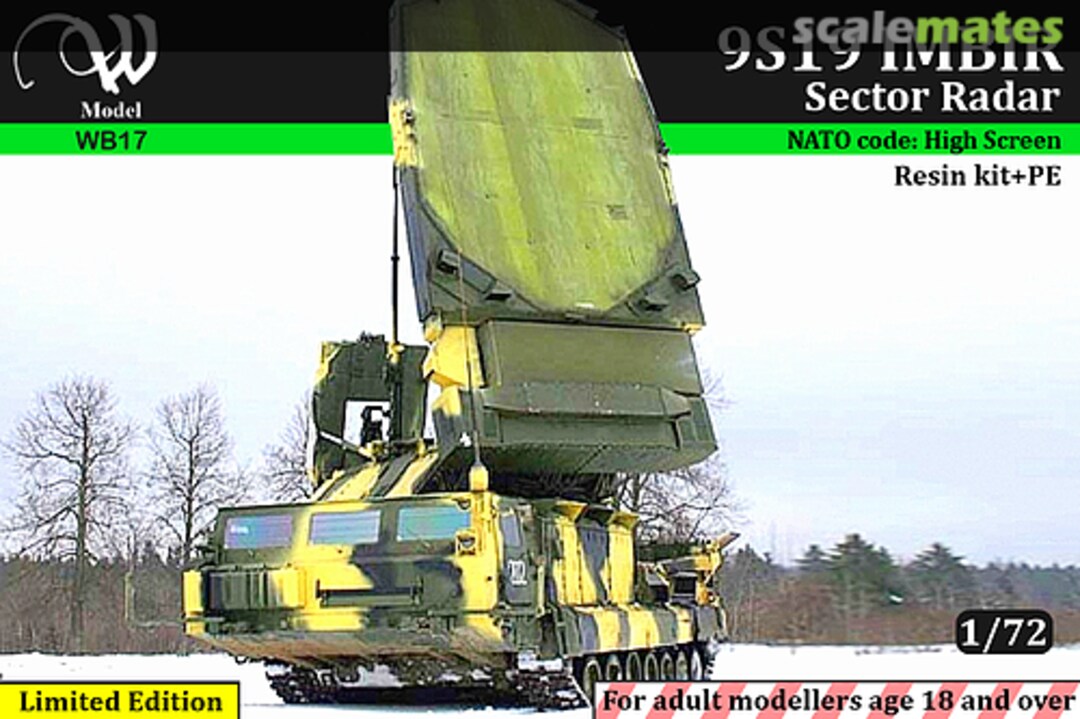 Boxart 9S19 IMBIR Sector Radar WB17 W-Model Boxart 9S19 IMBIR Sector Radar WB17 W-Model