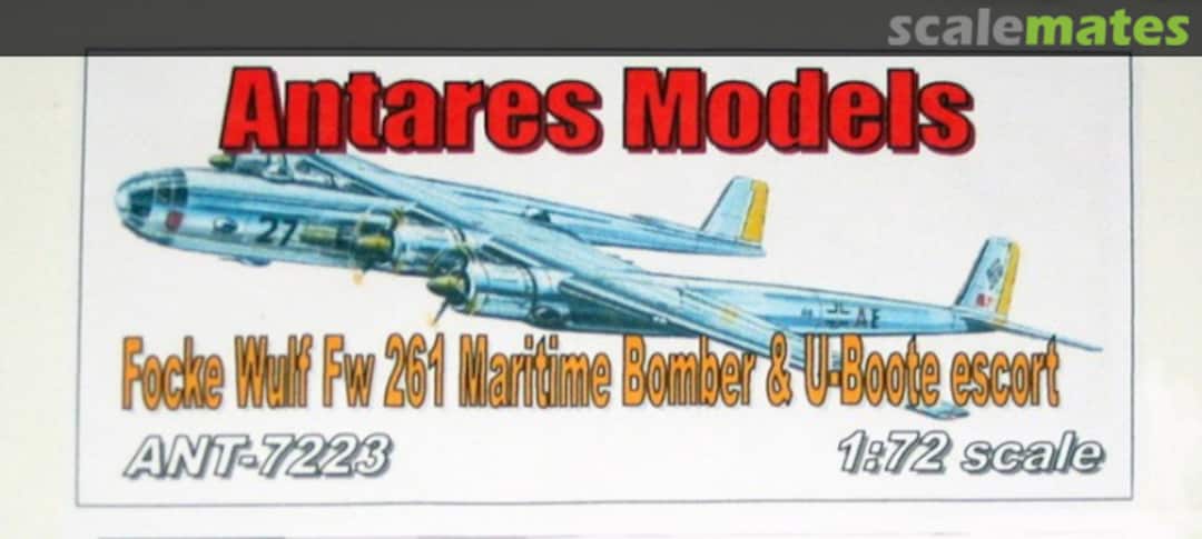 Boxart Focke Wulf FW 261 ANT-7223 Antares Models Boxart Focke Wulf FW 261 ANT-7223 Antares Models