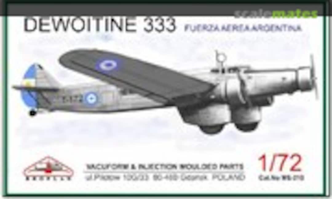 1:72 Dewoitine 333 Fuerza Aerea Argentina (Broplan MS-210)