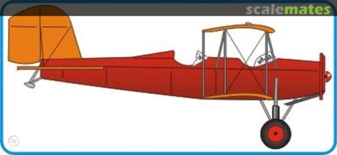 Boxart Spartan Biplane 1250 Scale Flight Model Co. Boxart Spartan Biplane 1250 Scale Flight Model Co.