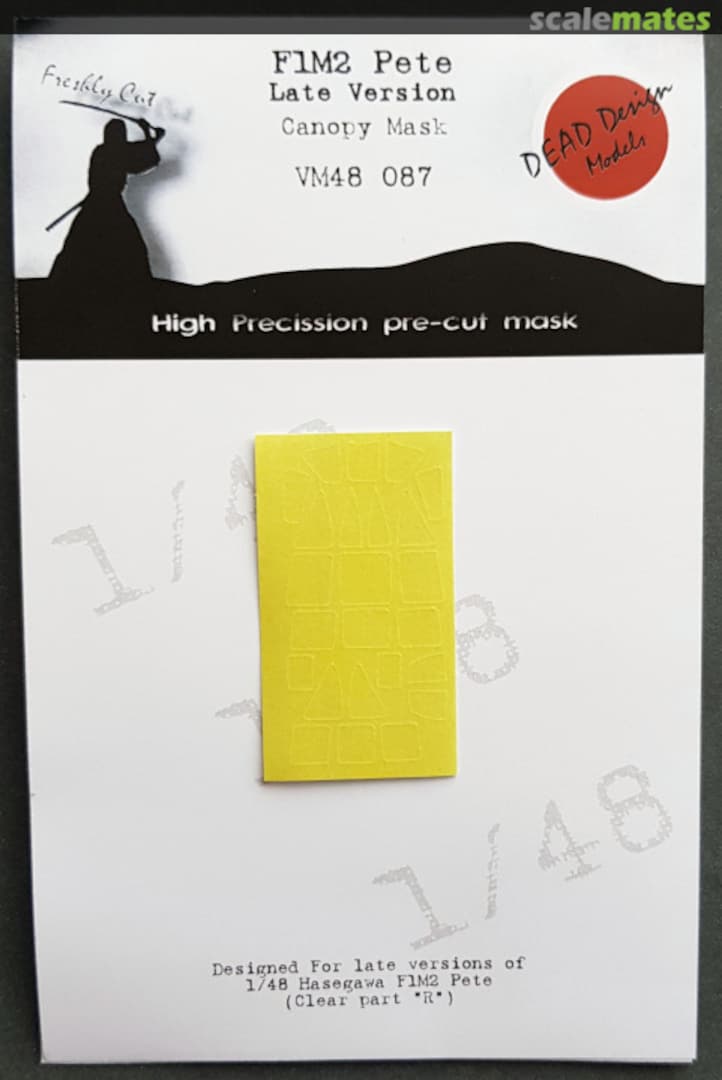 Boxart Mitsubishi F1M2 Pete Late paint mask VM48087 DEAD Design Models
