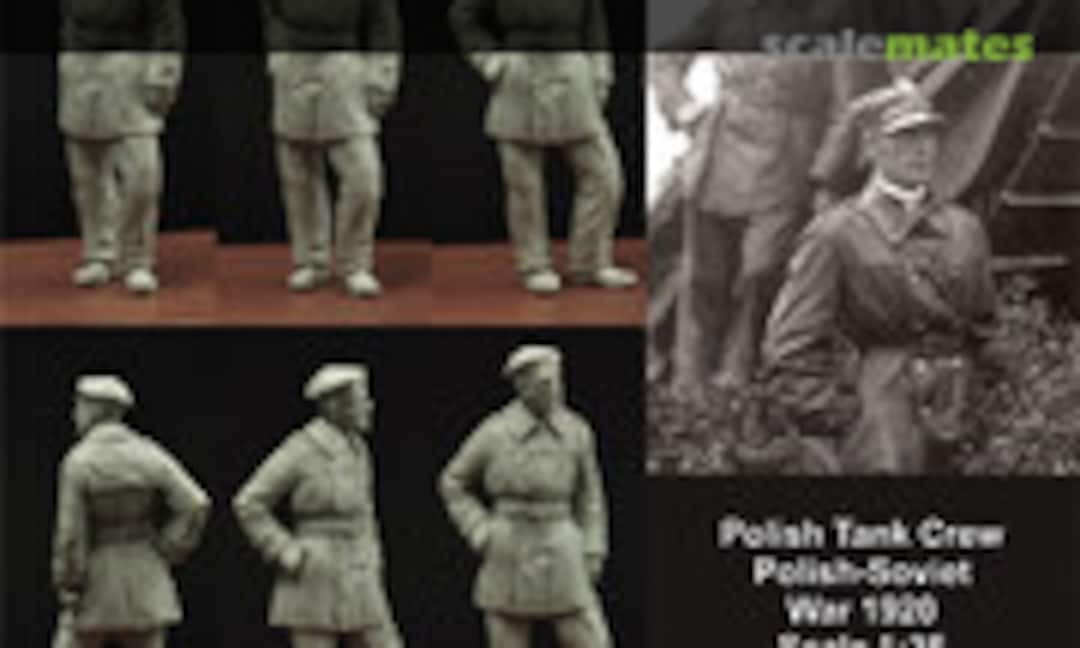 1:35 Polish FT17 Tank Crew (Scibor Monsterous Miniatures 35HM0010) 35HM0010