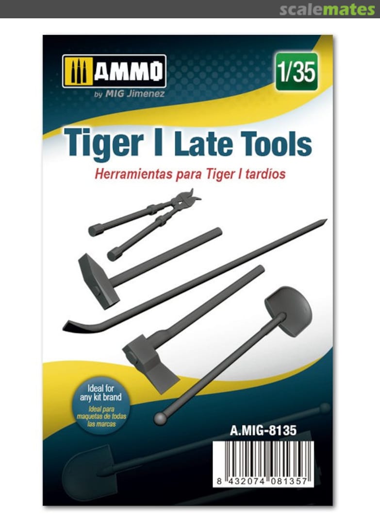 Boxart Late Tiger I Tools A.MIG-8135 Ammo by Mig Jimenez Boxart Late Tiger I Tools A.MIG-8135 Ammo by Mig Jimenez