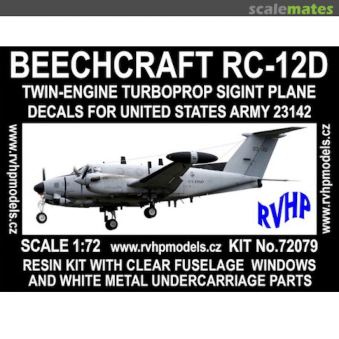 Boxart Beechcraft RC-12D 72079 RVHP Boxart Beechcraft RC-12D 72079 RVHP