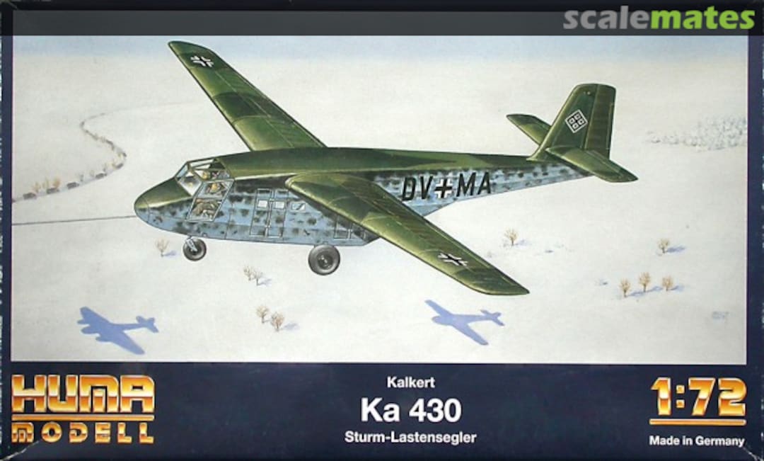 Boxart Kalkert Ka 430 Sturm-Lastensegler 4501 Huma Modell