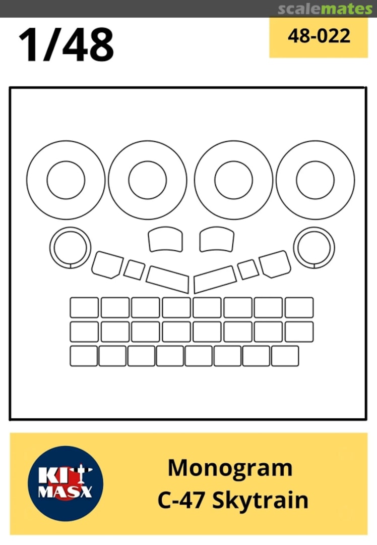 Boxart C-47 Skytrain 48-022 Kit Masx Boxart C-47 Skytrain 48-022 Kit Masx