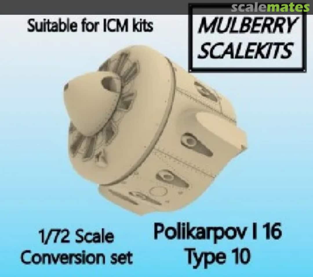 Boxart Polikarpov I 16 Type 10 conversion set Mulberry Scalekits Boxart Polikarpov I 16 Type 10 conversion set Mulberry Scalekits