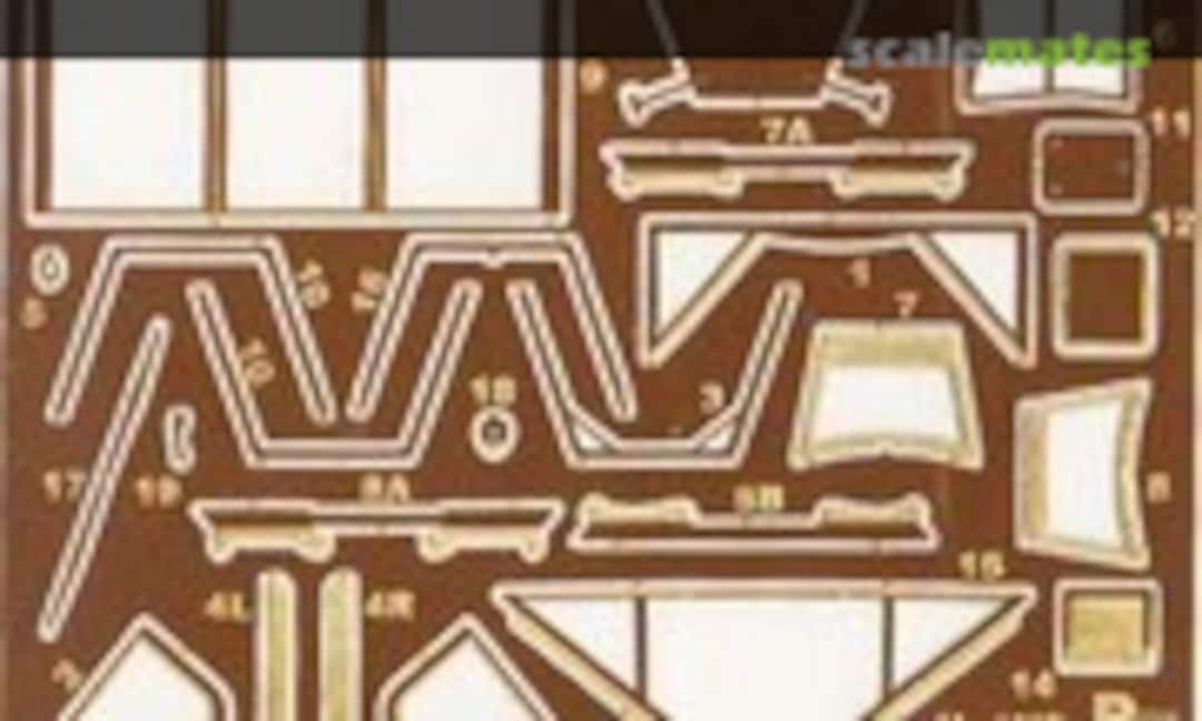 1:48 Canopy frames Bf-109E (Part S48-056)