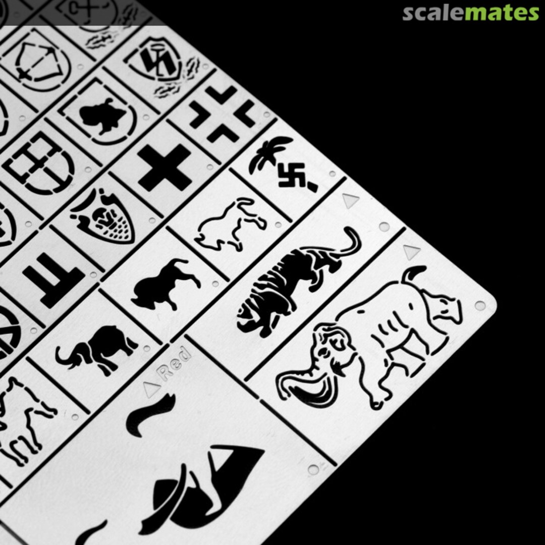 Contents WW2 German 502 heavy tank battalion logo stencil FG-AJ0099 Alexen Model Contents WW2 German 502 heavy tank battalion logo stencil FG-AJ0099 Alexen Model