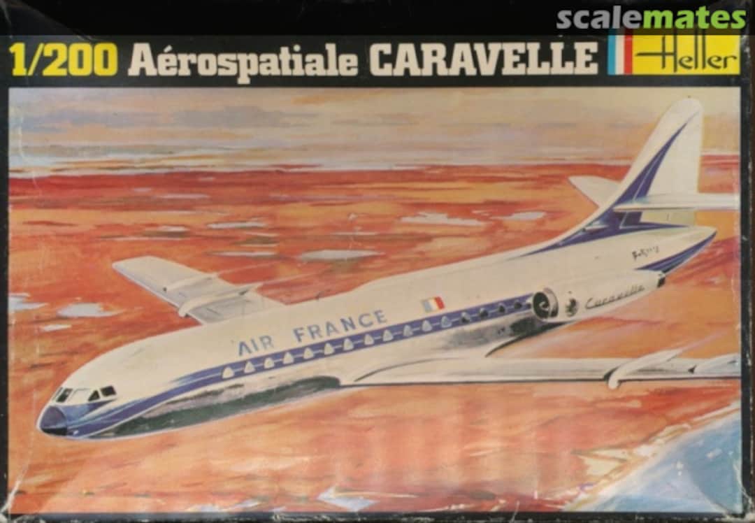 Boxart Aerospatiale Caravelle 055 Heller