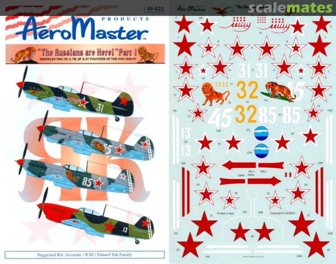 Boxart "The Russians are Here!" Part I 48-622 AeroMaster Boxart "The Russians are Here!" Part I 48-622 AeroMaster