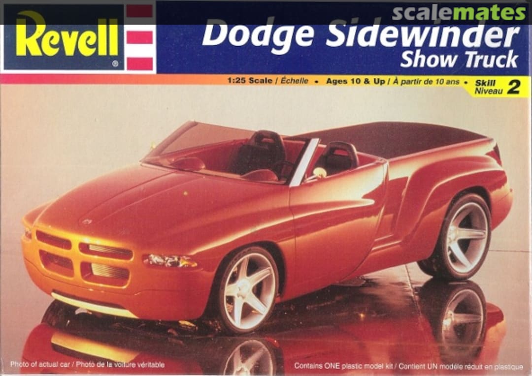 Boxart Dodge SideWinder 85-7662 Revell Monogram Boxart Dodge SideWinder 85-7662 Revell Monogram
