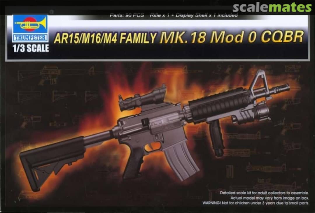 Boxart MK.18 Mod 0 CQBR 01914 Trumpeter Boxart MK.18 Mod 0 CQBR 01914 Trumpeter