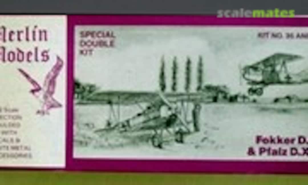 1:72 Fokker D.V1 &amp; Pfalz D.X11 (Merlin Models 36)