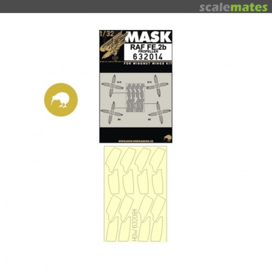 Boxart Royal Aircraft Factory FE.2b - Propellor Masks 632014 HGW Models