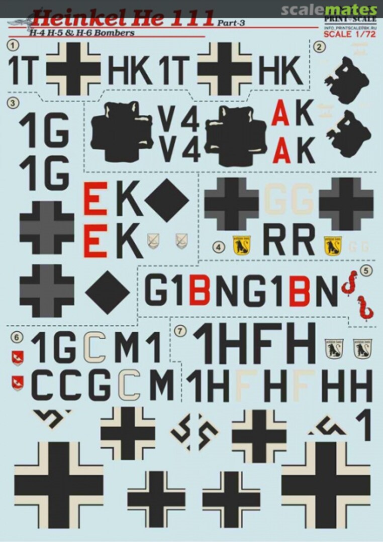 Boxart Heinkel He-111 72-185 Print Scale Boxart Heinkel He-111 72-185 Print Scale