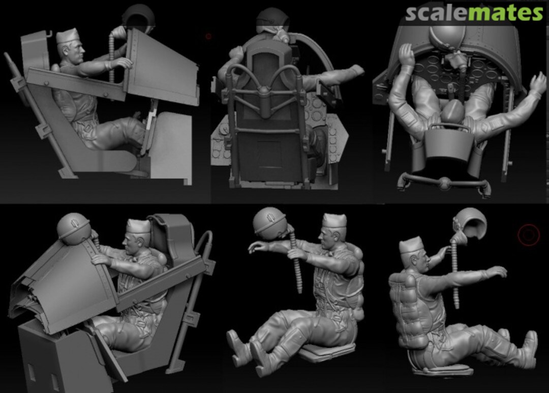 Boxart Swedish & Austrian Airforce J 29 pilot 48-P-013 Pilot Replicas Boxart Swedish & Austrian Airforce J 29 pilot 48-P-013 Pilot Replicas