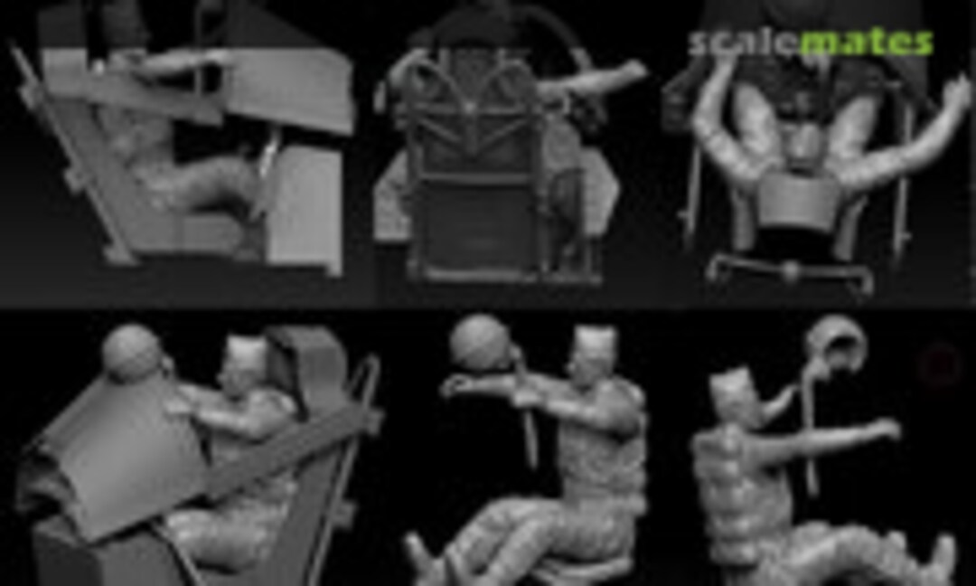 1:48 Swedish & Austrian Airforce J 29 pilot (Pilot Replicas 48-P-013) 48-P-013