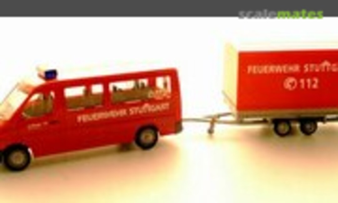 1:87 Mercedes Benz Sprinter MTF-22 Berufsfeuerwehr Stuttgart mit Anhänger (Herpa 284714)