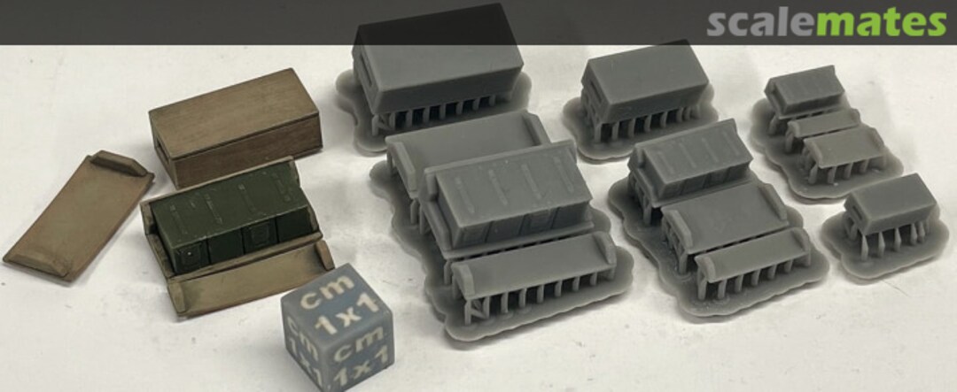 Boxart Wooden crates for 4 boxes cal.50 - 2 different types/pieces 72040531 EMP3d Boxart Wooden crates for 4 boxes cal.50 - 2 different types/pieces 72040531 EMP3d