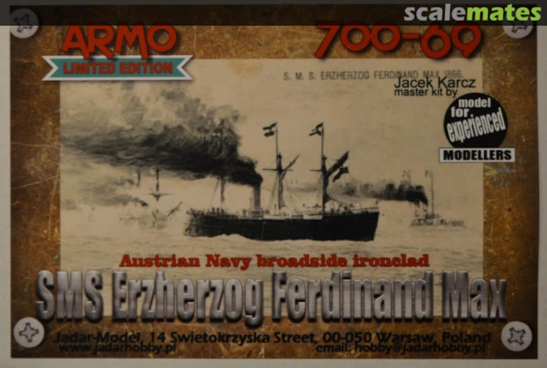 Boxart SMS Erzherzog Ferdinand Max 700-69 Armo