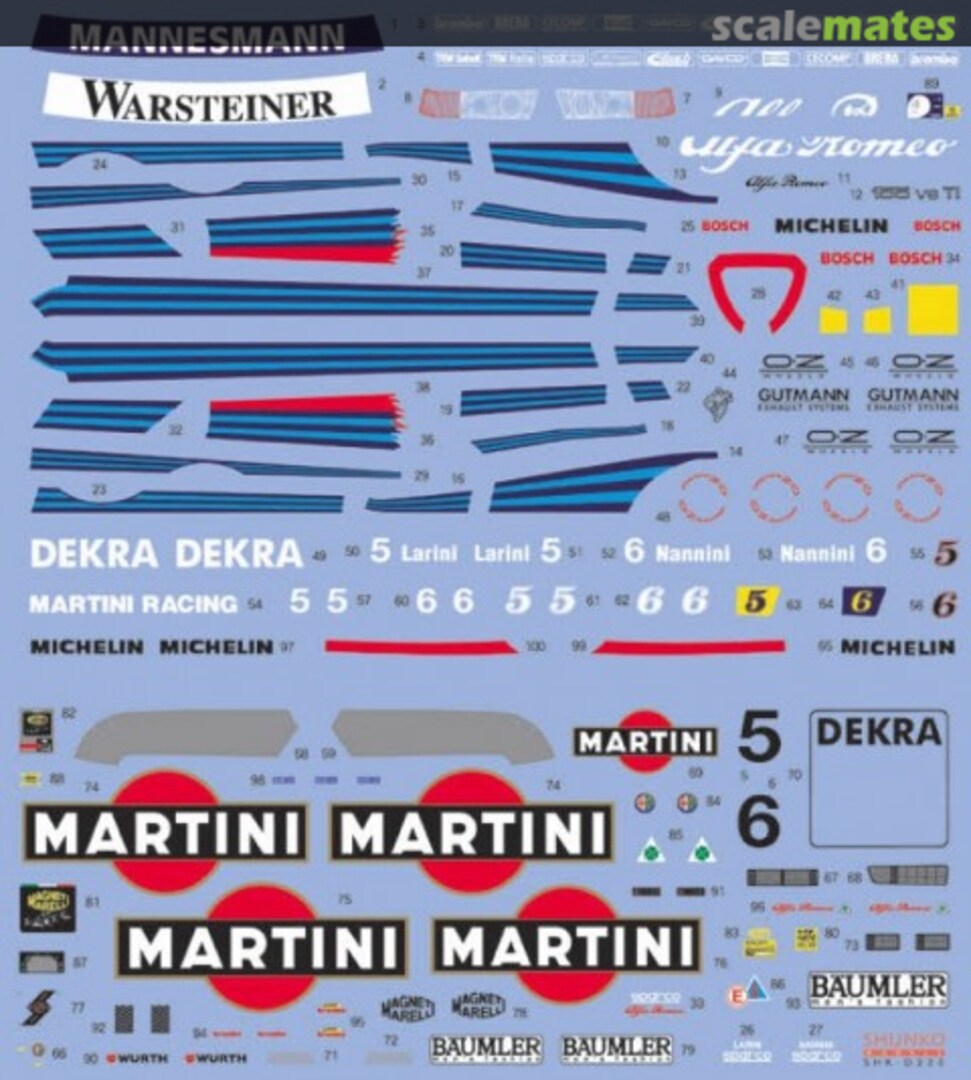 Boxart Alfa Romeo 155 V6 TI SHK-D220 Shunko Models Boxart Alfa Romeo 155 V6 TI SHK-D220 Shunko Models