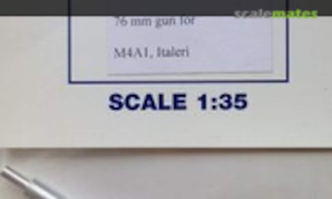 1:35 76mm gun for M4A1 (Elefant 35.322) 35.322