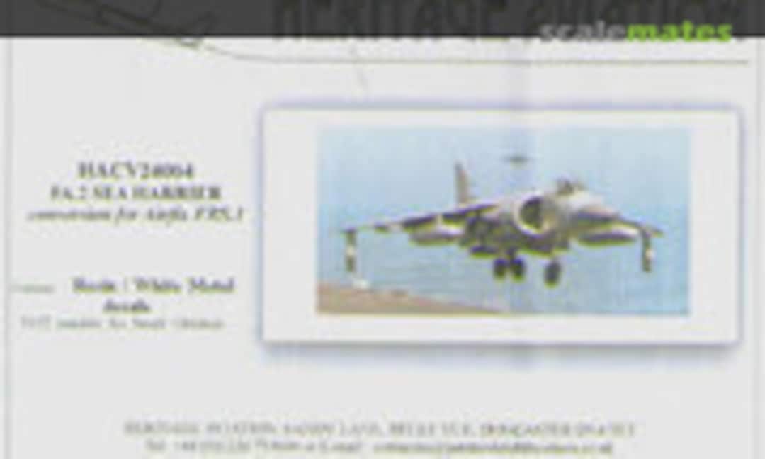 1:24 FA2 Sea Harrier (Heritage Aviation Models HACV24004) HACV24004
