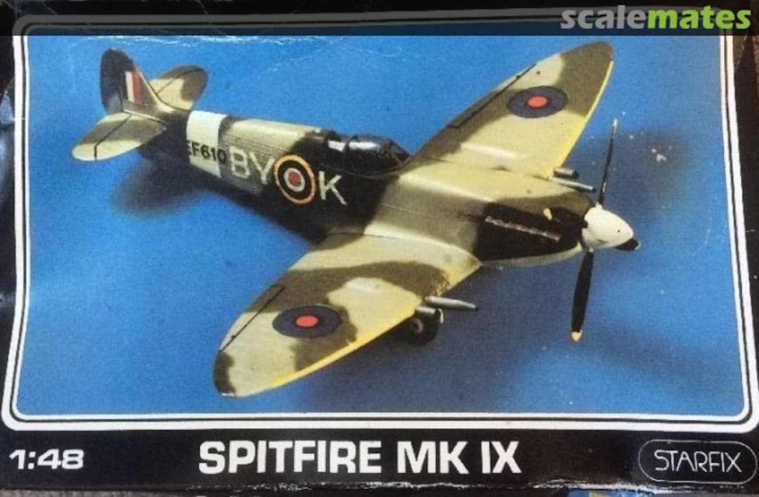 Boxart Spitfire Mk IX 709/10 Starfix Boxart Spitfire Mk IX 709/10 Starfix