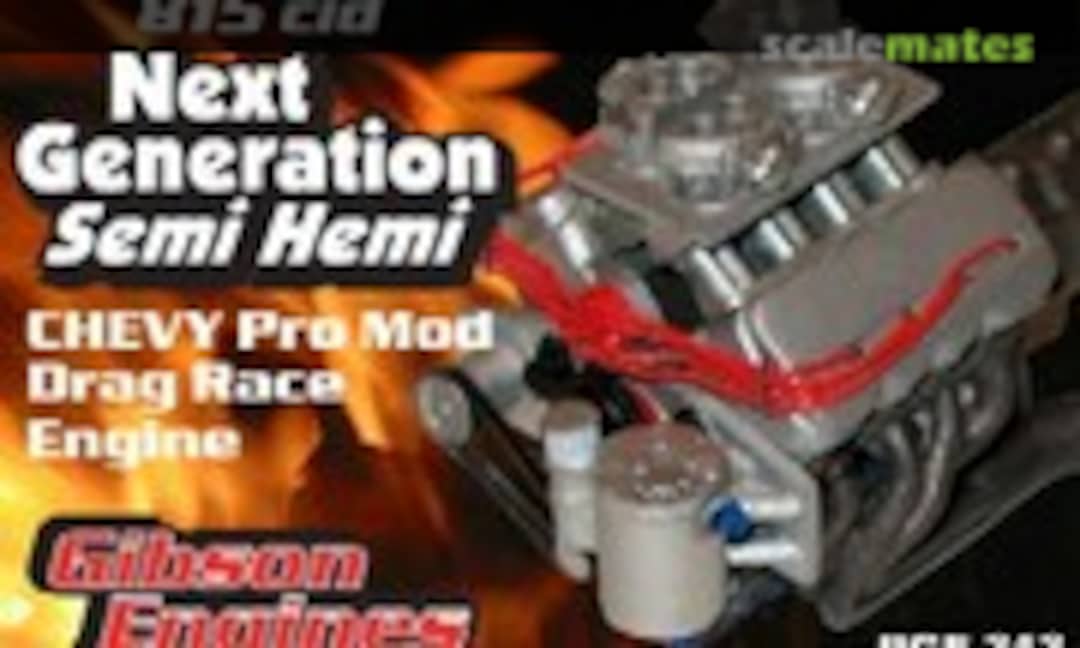 1:25 Next Generation Semi Hemi 815cid Chevy (Ross Gibson Engines RGE313) RGE313